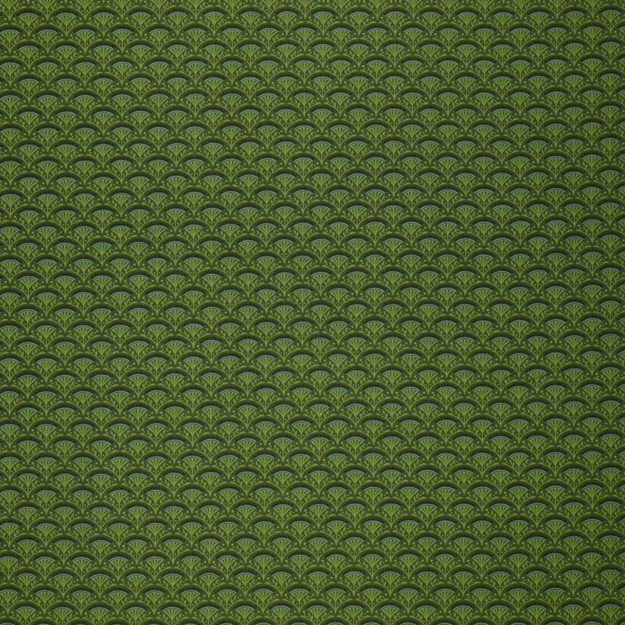 Wander Lane Fabric Collection - Blossom Scallop Forest