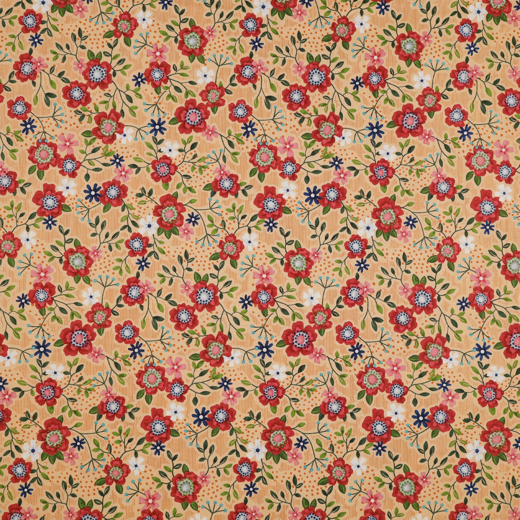 Wander Lane Fabric Collection - Primrose Path Apricot