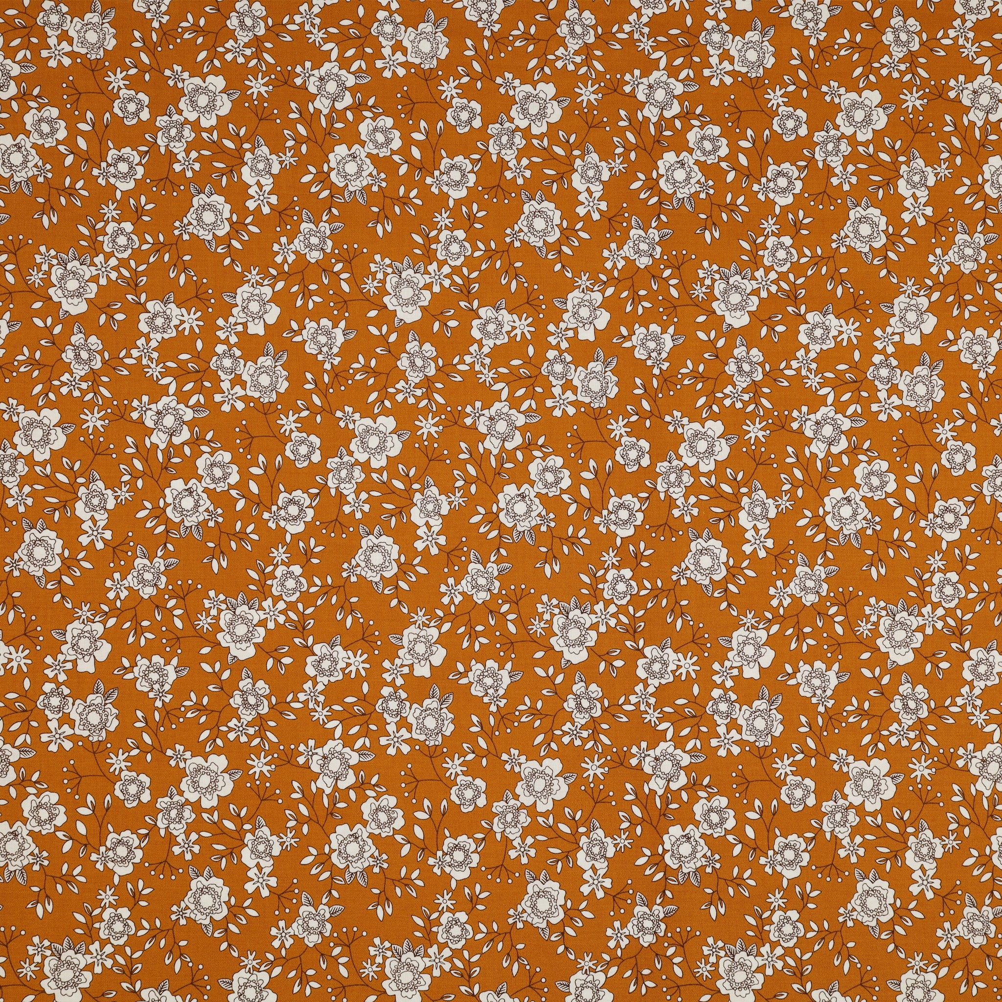 Wander Lane II Fabric Collection - Winter Rose Pumpkin