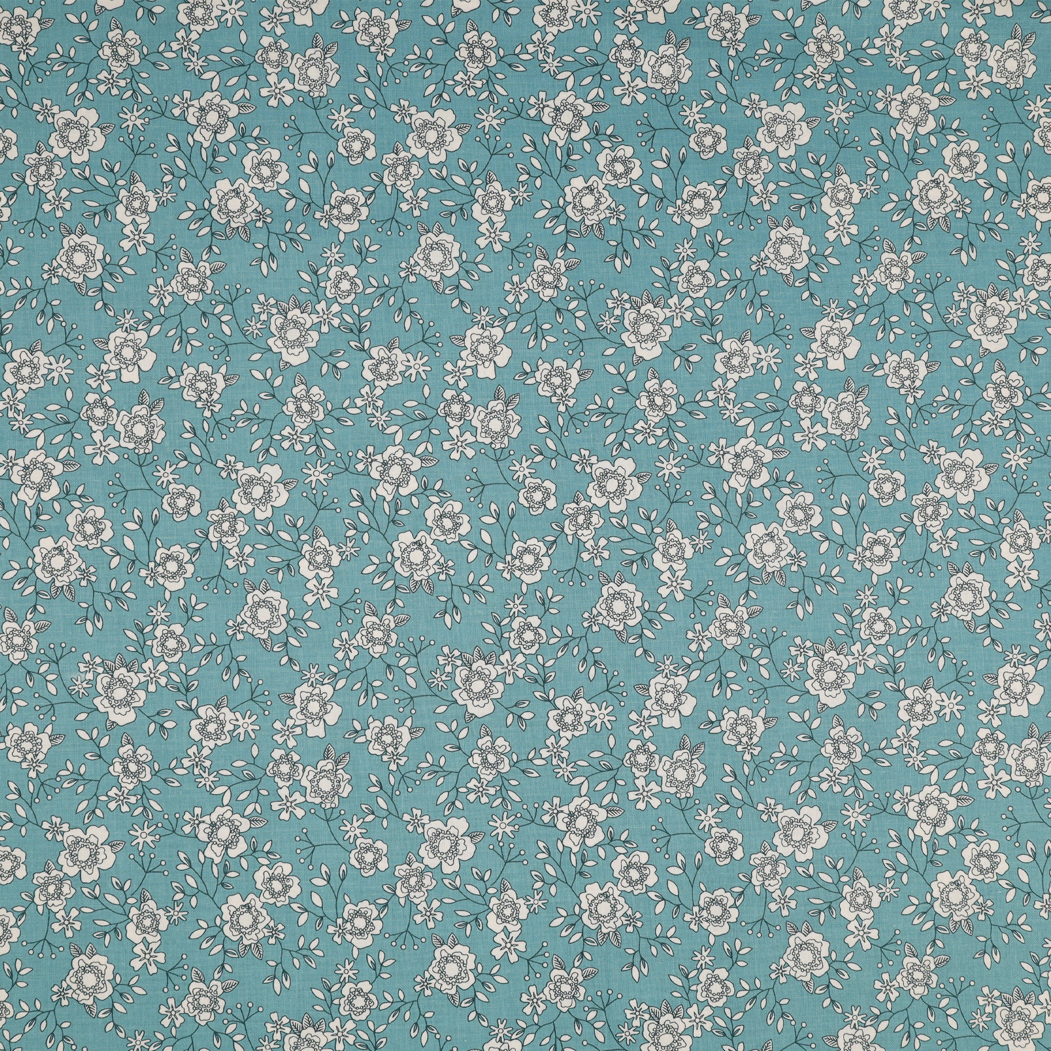 Wander Lane II Fabric Collection - Winter Rose Teal