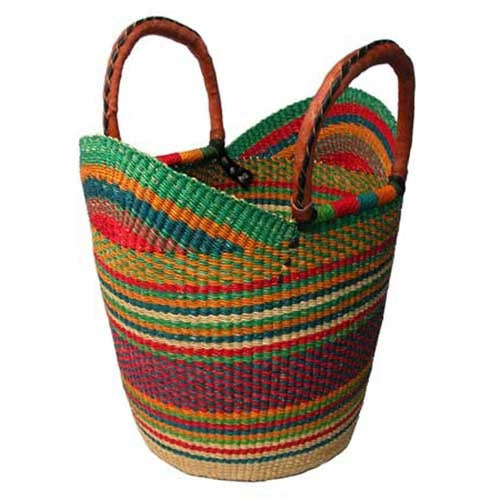 African Fair Trade Basket -  Tote