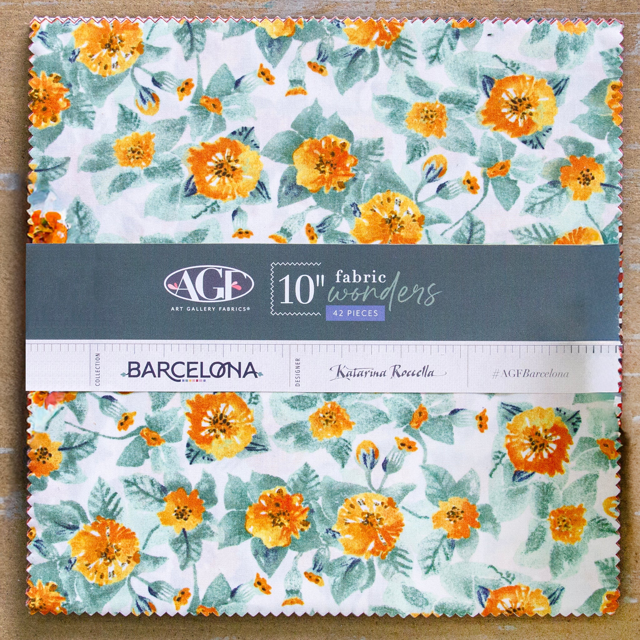 Barcelona 10" Fabric Squares - 42 pc