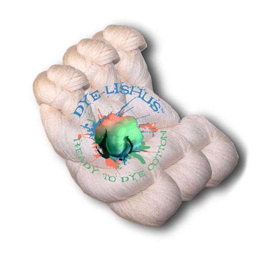 Dye-Lishus Easy Dye 5/3 Cotton Yarn Skein Bundle