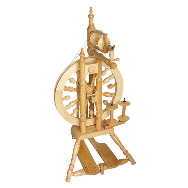 Kromski Minstrel Spinning Wheel - Clear Finish