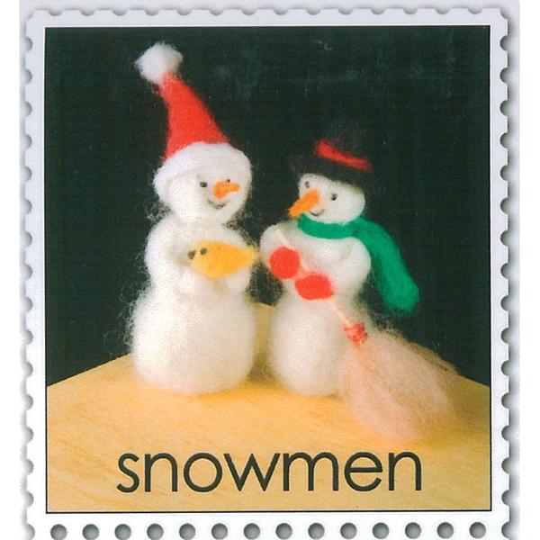 WoolPets Needle Felting Kit - Snowmen