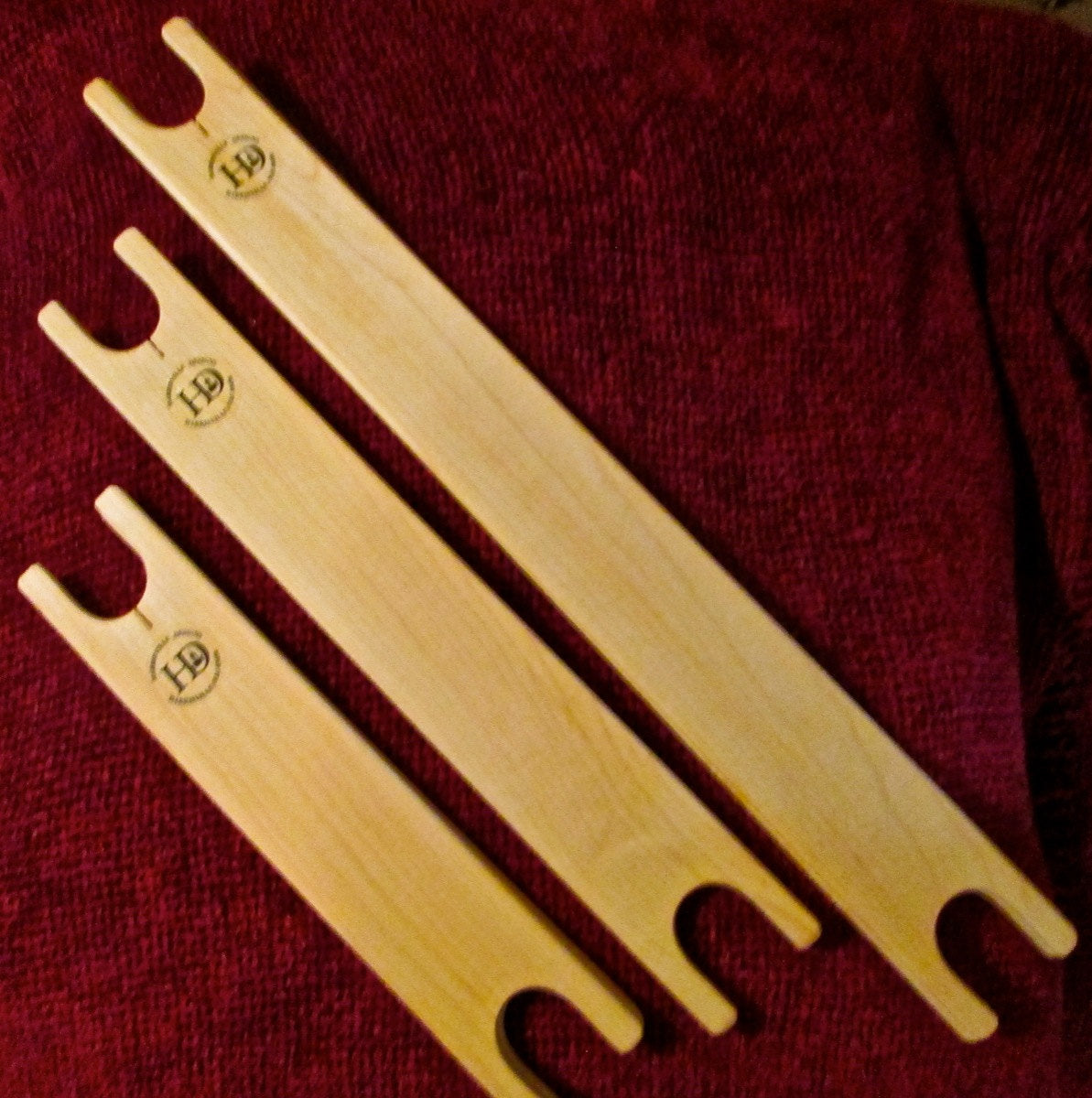 Harrisville & Lacis Stick and Belt Shuttles: Smooth Weaving with Solid Maple