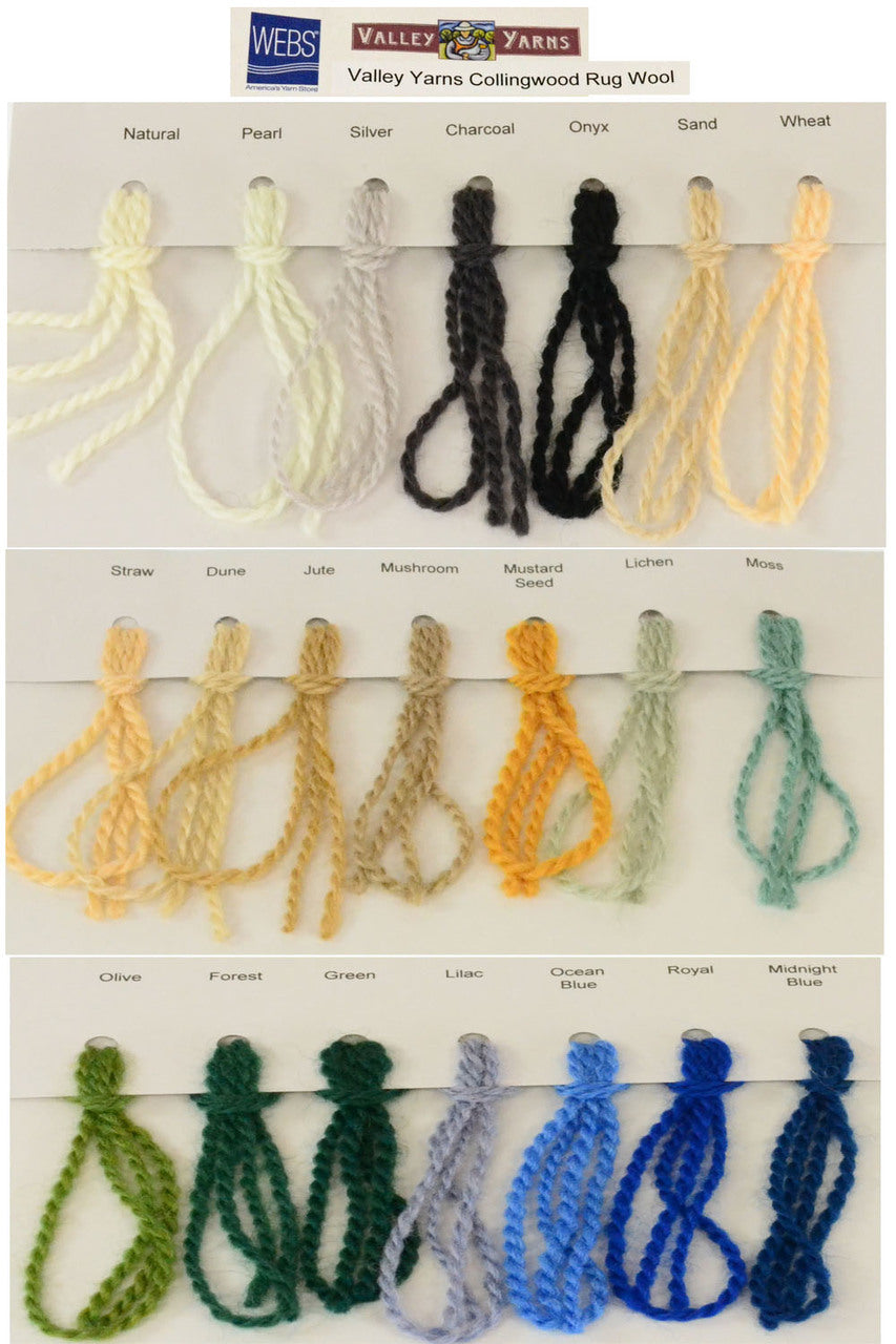 Jason Collingwood Wool Color Card