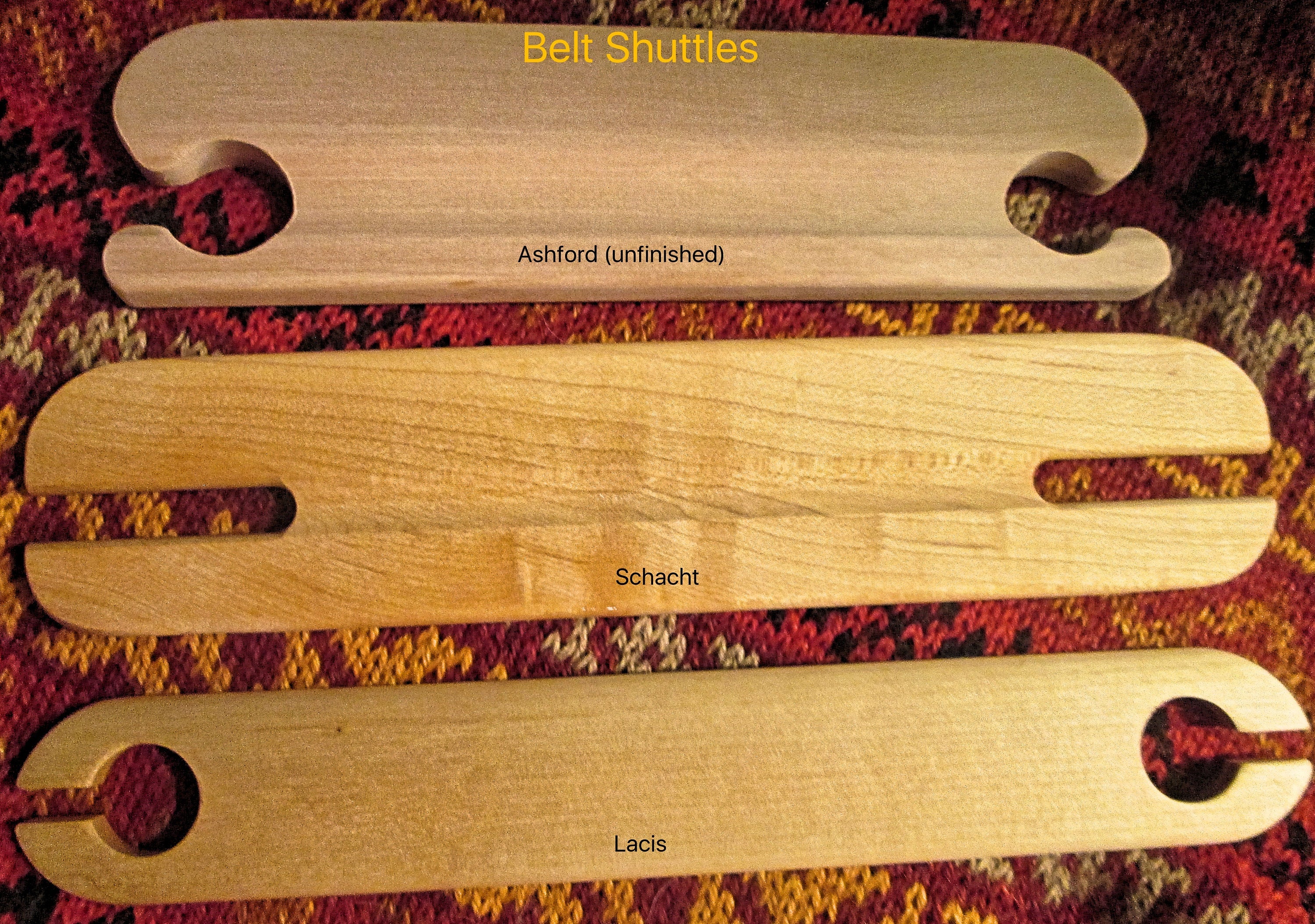 Belt Shuttles For Inkle Weaving You Choose Brand & Type Super Fast Cheap Shipping!