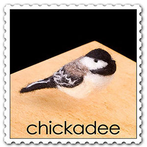 WoolPets Needle Felting Kit - Chickadee