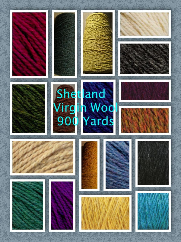 100% Virgin Shetland Wool Yarn