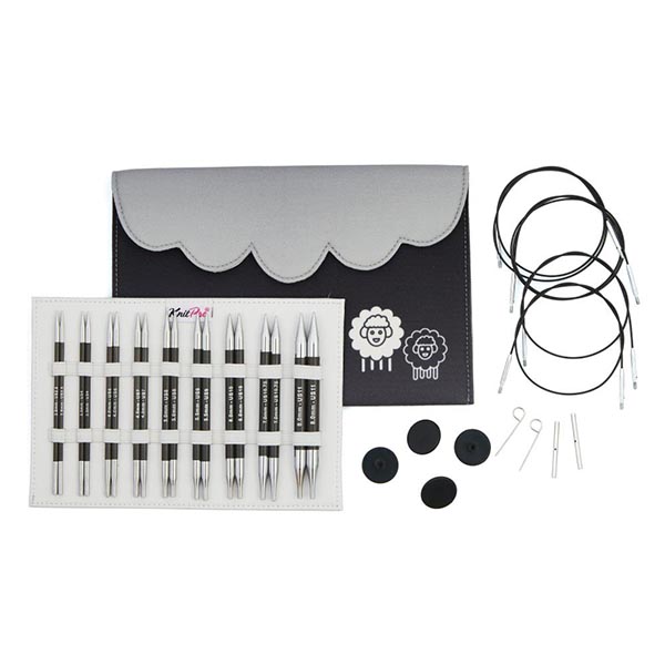 Karbonz Deluxe Interchangeable Knitting Needle Set