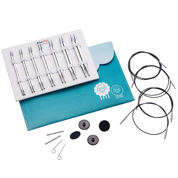 Nova Cubics Deluxe Interchangeable Knitting Needle Set