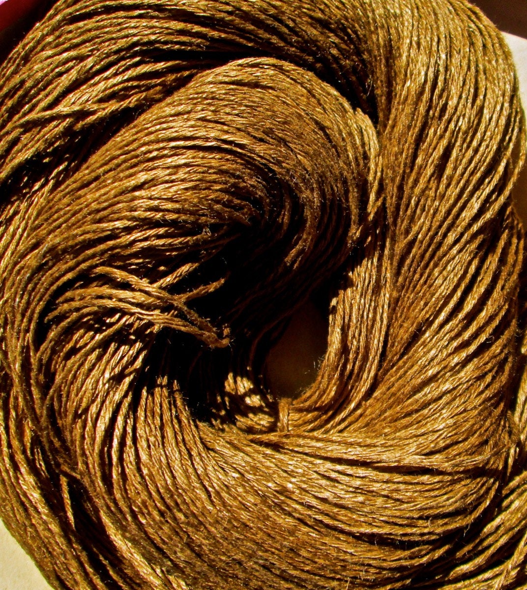 Wet Spun Linen Yarn Soft & Durable "Ginger"