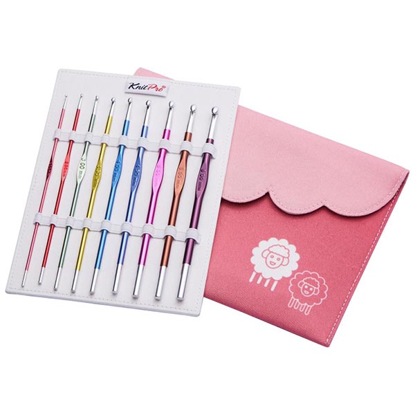 Zing Deluxe Single Ended Crochet Hook Set