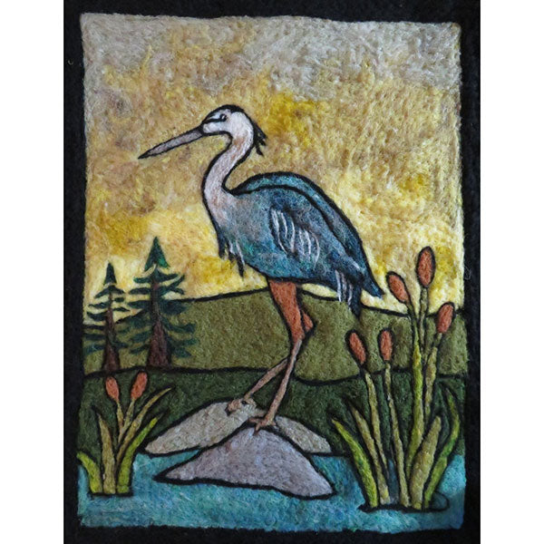 Tapestry Felting Kit - Heron