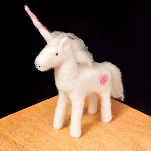 WoolPets Needle Felting Kit - Unicorn