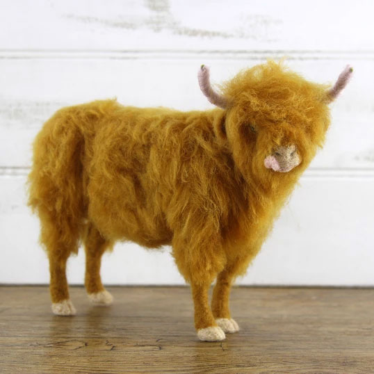 World of Wool Felting Kit - Hamish the Highland Cow