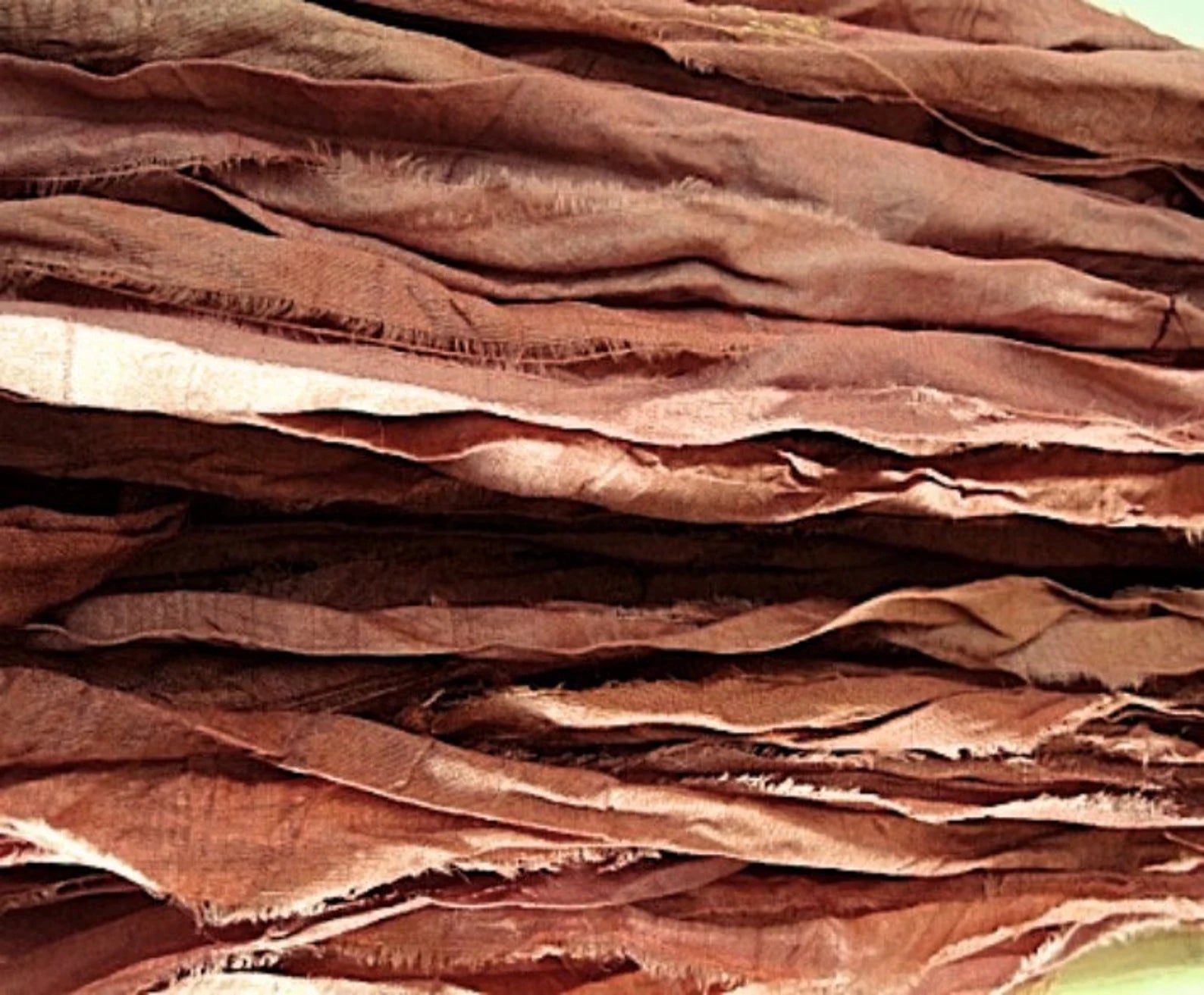 Cinnamon Sari Silk Ribbon