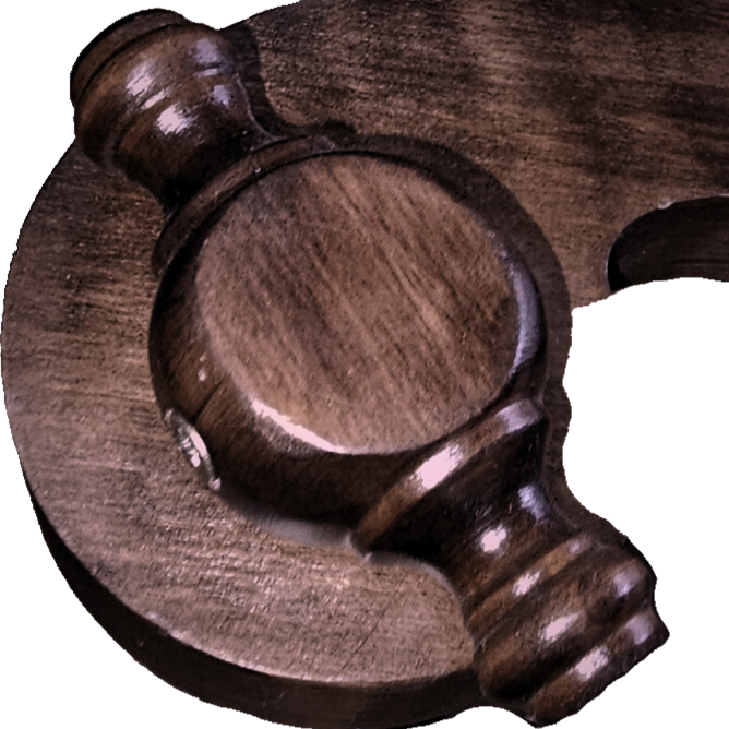 Replacement Wooden Handles for Kromski Harp Loom  Natural or Walnut Finish