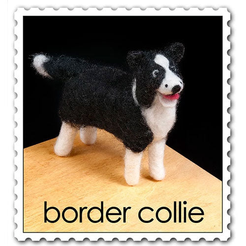 WoolPets Needle Felting Kit - Border Collie