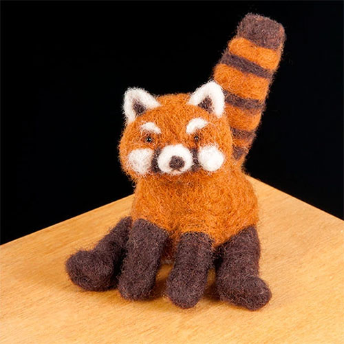 WoolPets Needle Felting Kit - Red Panda