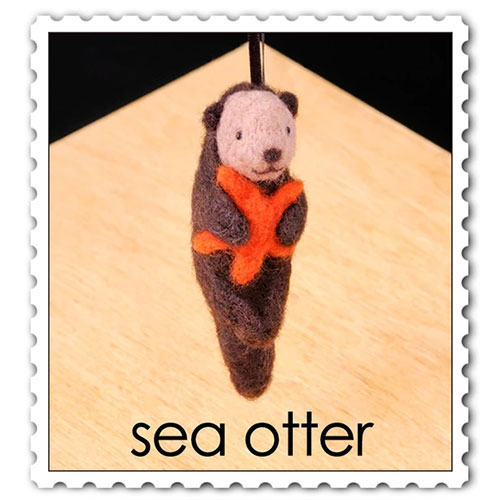 WoolPets Needle Felting Kit - Sea Otter