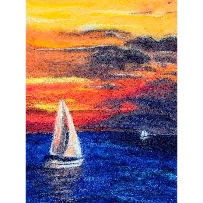 MORMOR Felting Kit - Sailboat