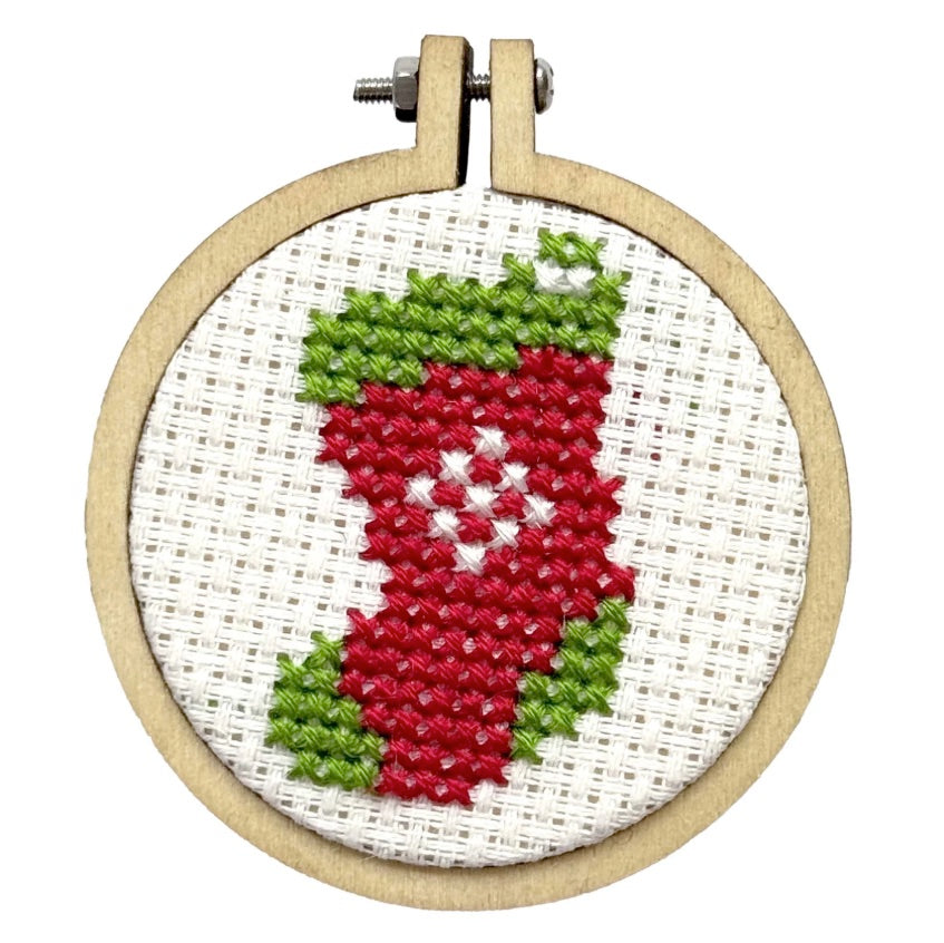 The Crafty Kit Company Cross Stitch Kit - Christmas Stocking