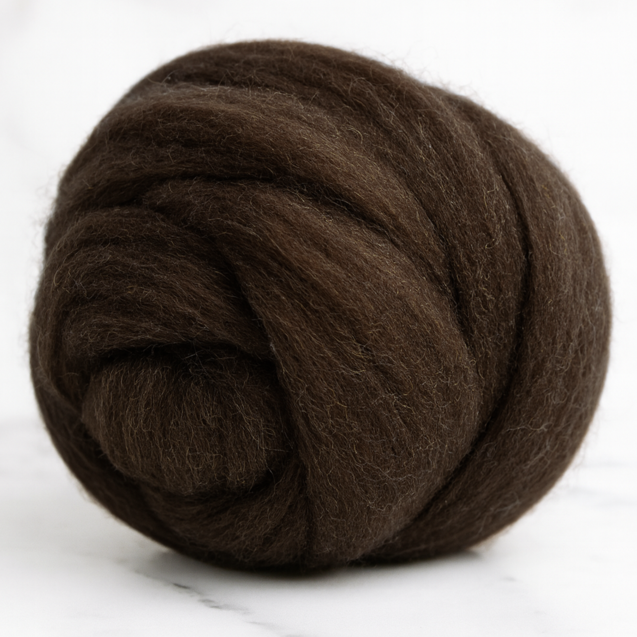Natural Brown Corriedale Cross Combed Wool Top