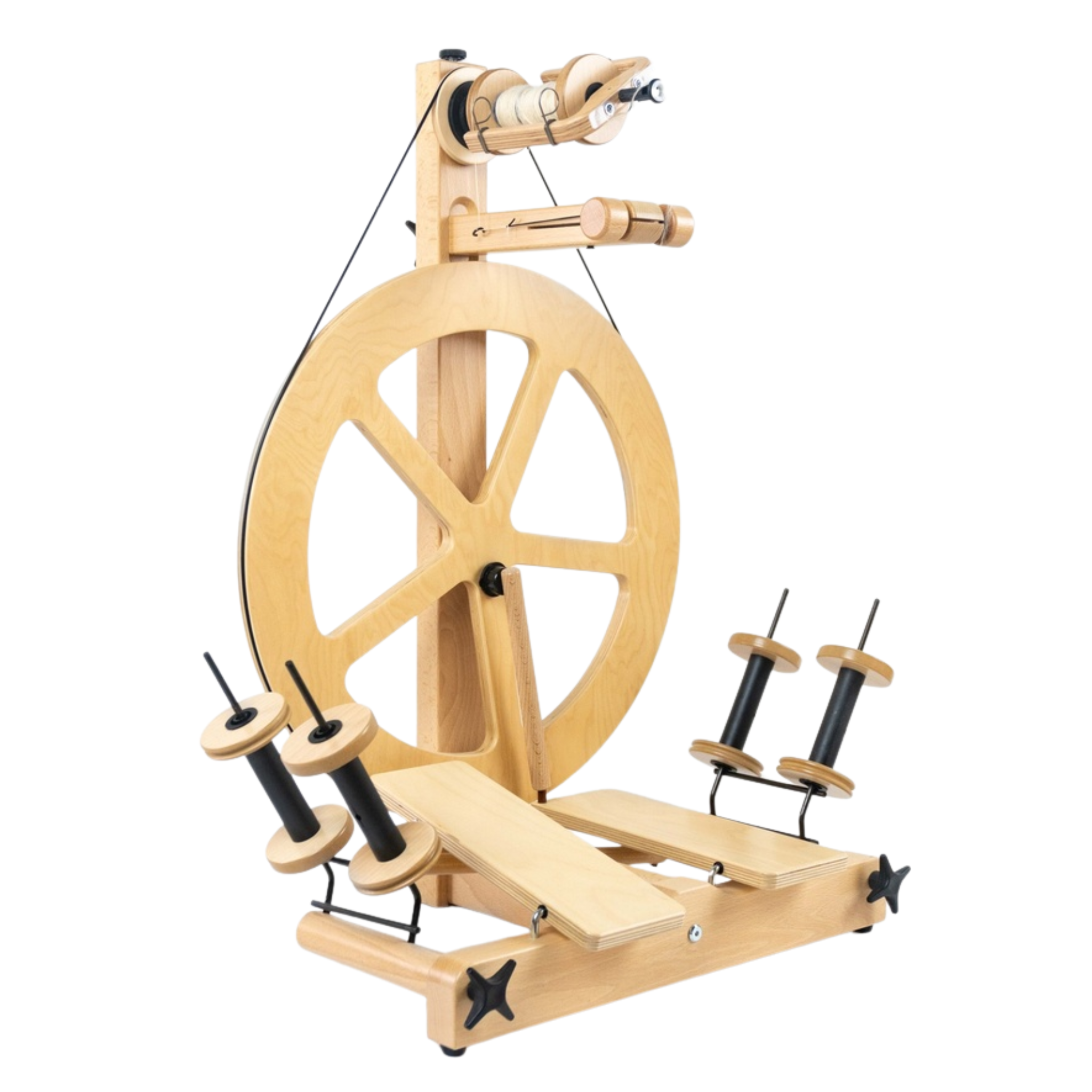 Louet S10 Double Treadle Scotch Tension 5 Spoke Spinning Wheel