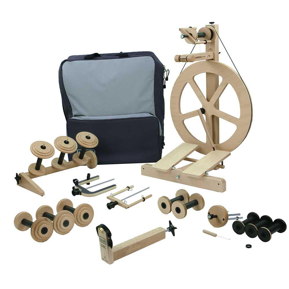 Louet S10 Fully Loaded Spinning Wheel Package