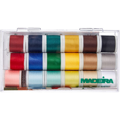 Madeira  Aerofil 18 Spool Gift Thread Box, Assorted