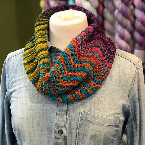 Show Off Chevron Cowl Pattern - Uneek DK
