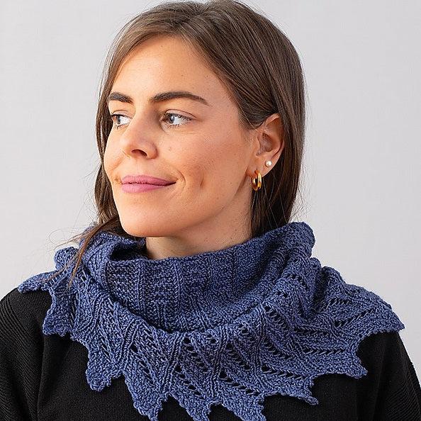 Deco Cowl Pattern - Harvest Fingering