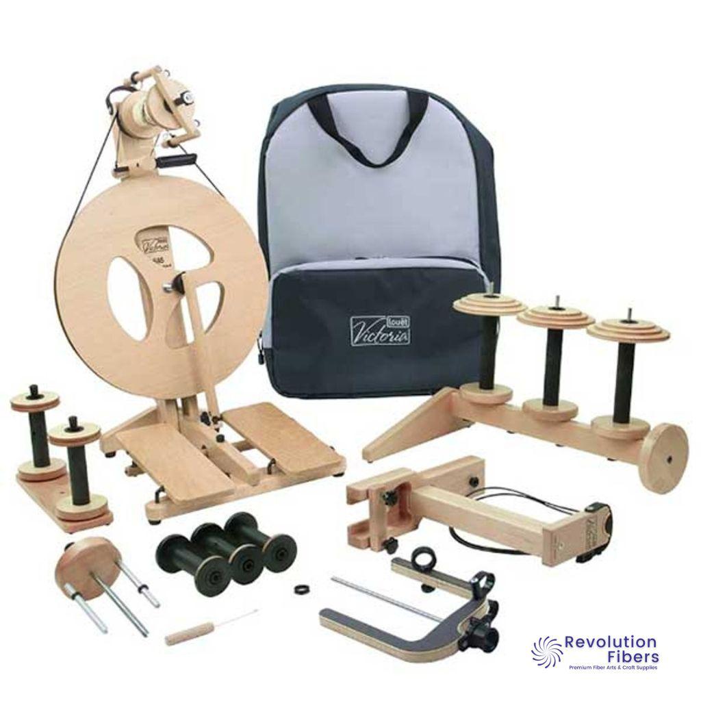 Louet Victoria Fully Loaded Spinning Wheel Package