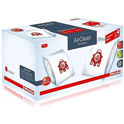 Miele Performance Pack - AirClean 3D Efficiency FilterBags Type FJM + HA50 Hepa Filter