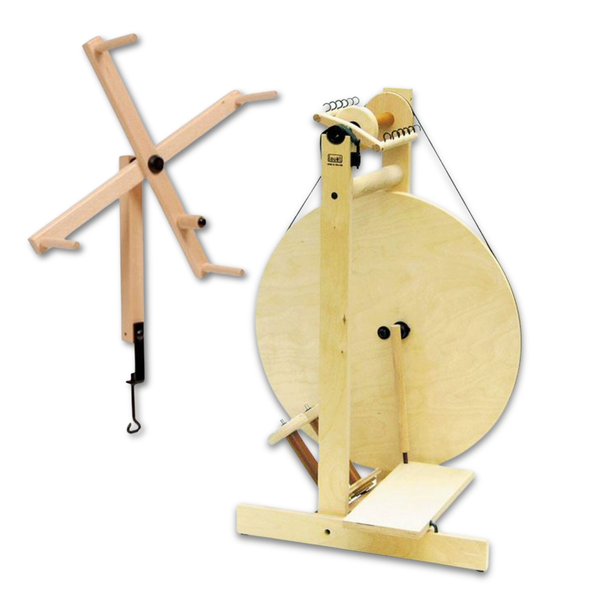 Louet S17 Spinning Wheel & Skein Winder Package