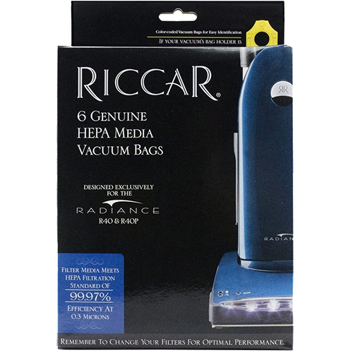 Riccar Hepa Bag R40P 6Pk Radiance Type P