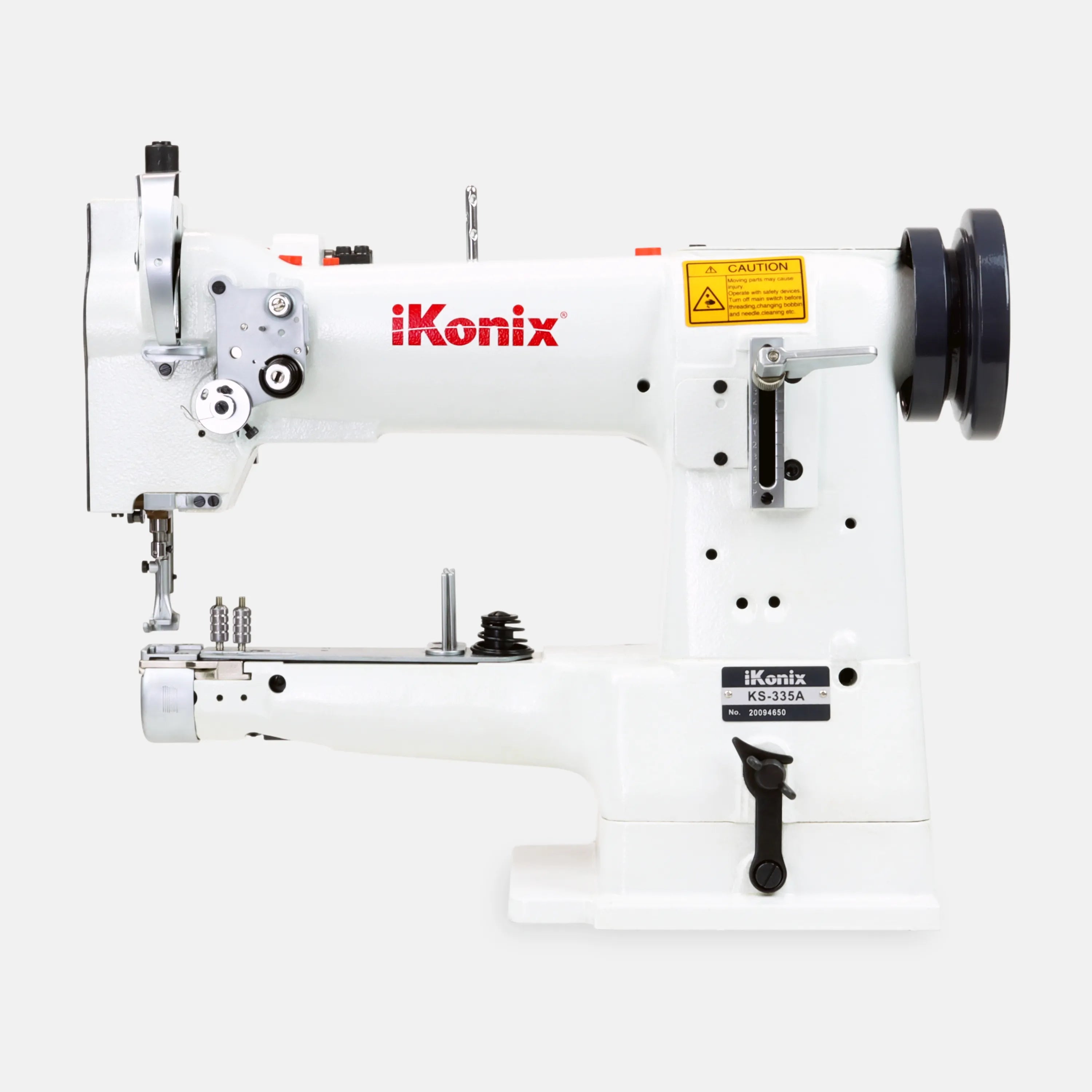 iKonix Cylinder-Bed Lockstitch Sewing Machine (includes table, stand, & servo motor)