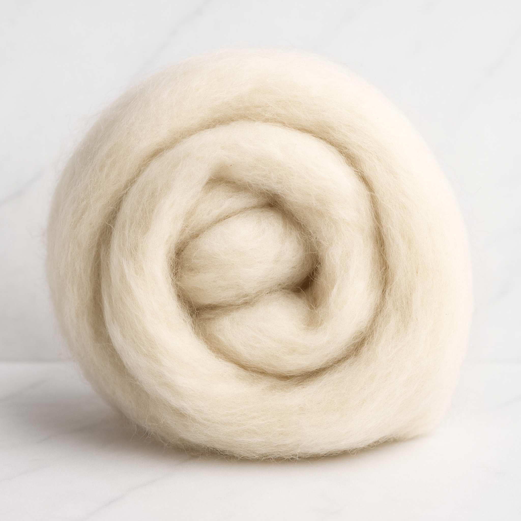 Merino Wool Carded Sliver | 19 Micron Undyed Wool