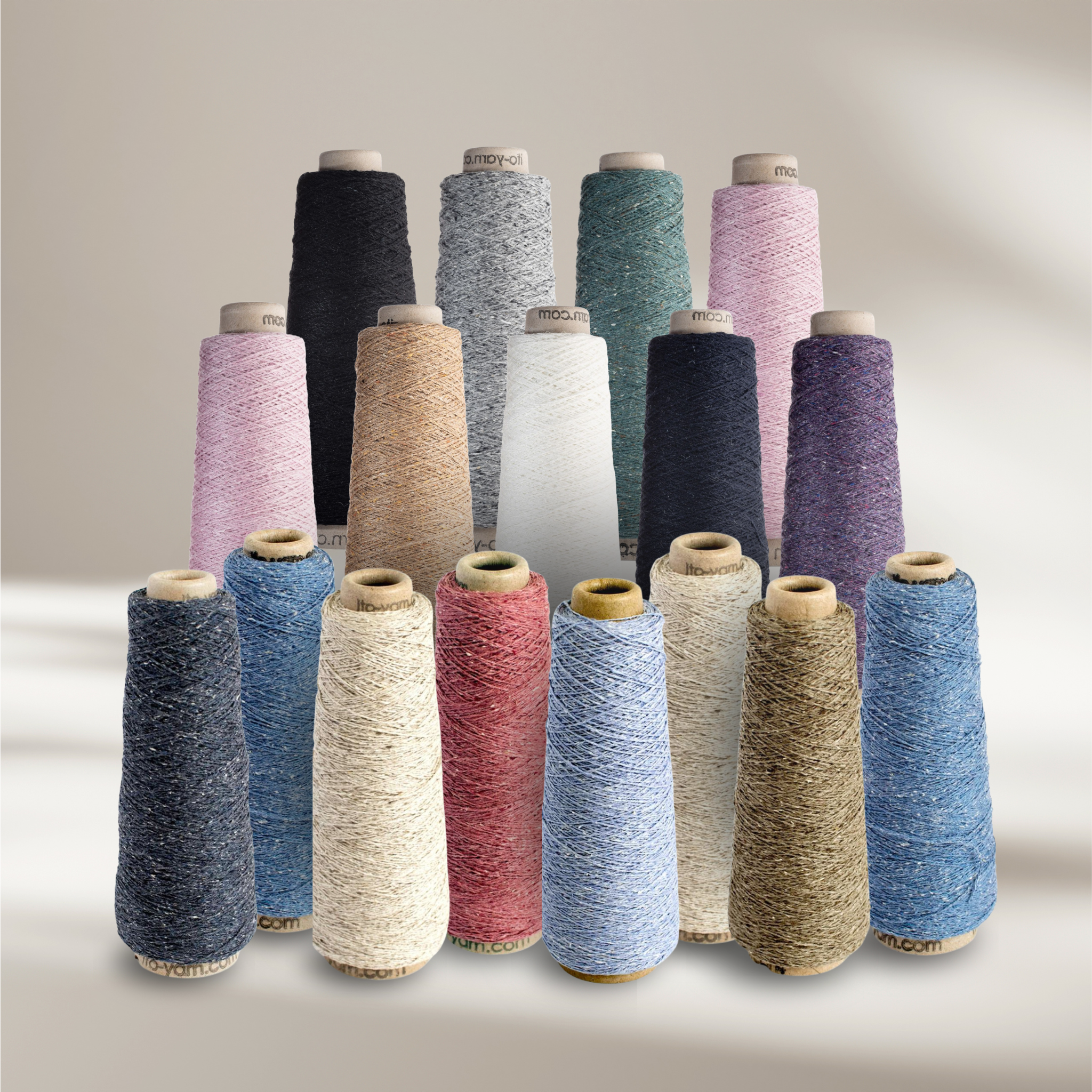 Organic Silk Noil Weaving Yarn Cone