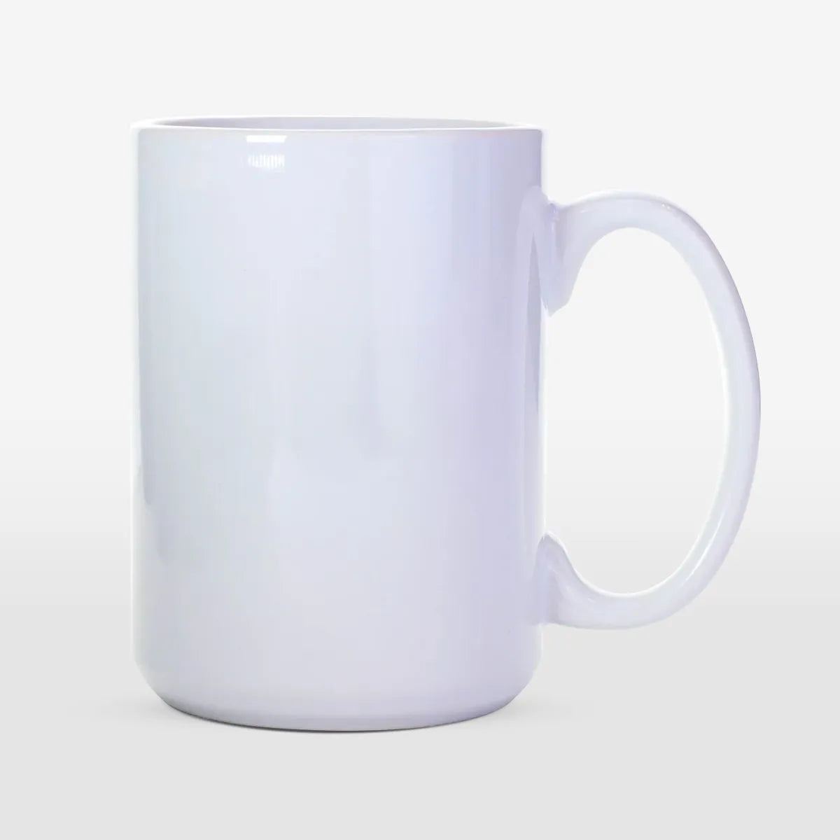 15oz White Ceramic Sublimation Mug  12 Per Case