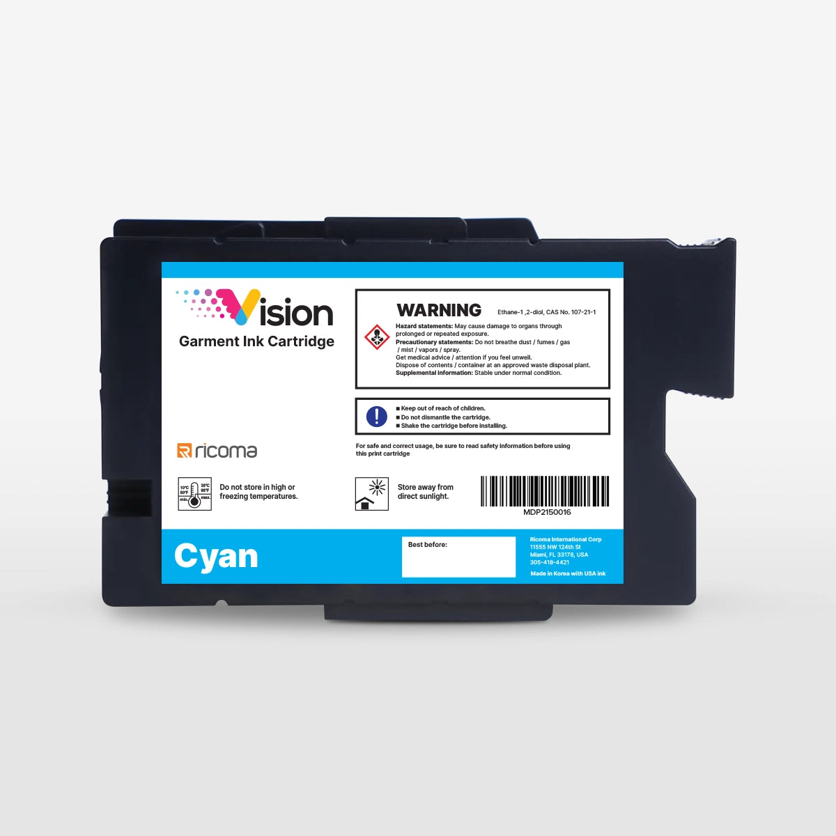 RicomaVision DTG Printer Ink Cartridges