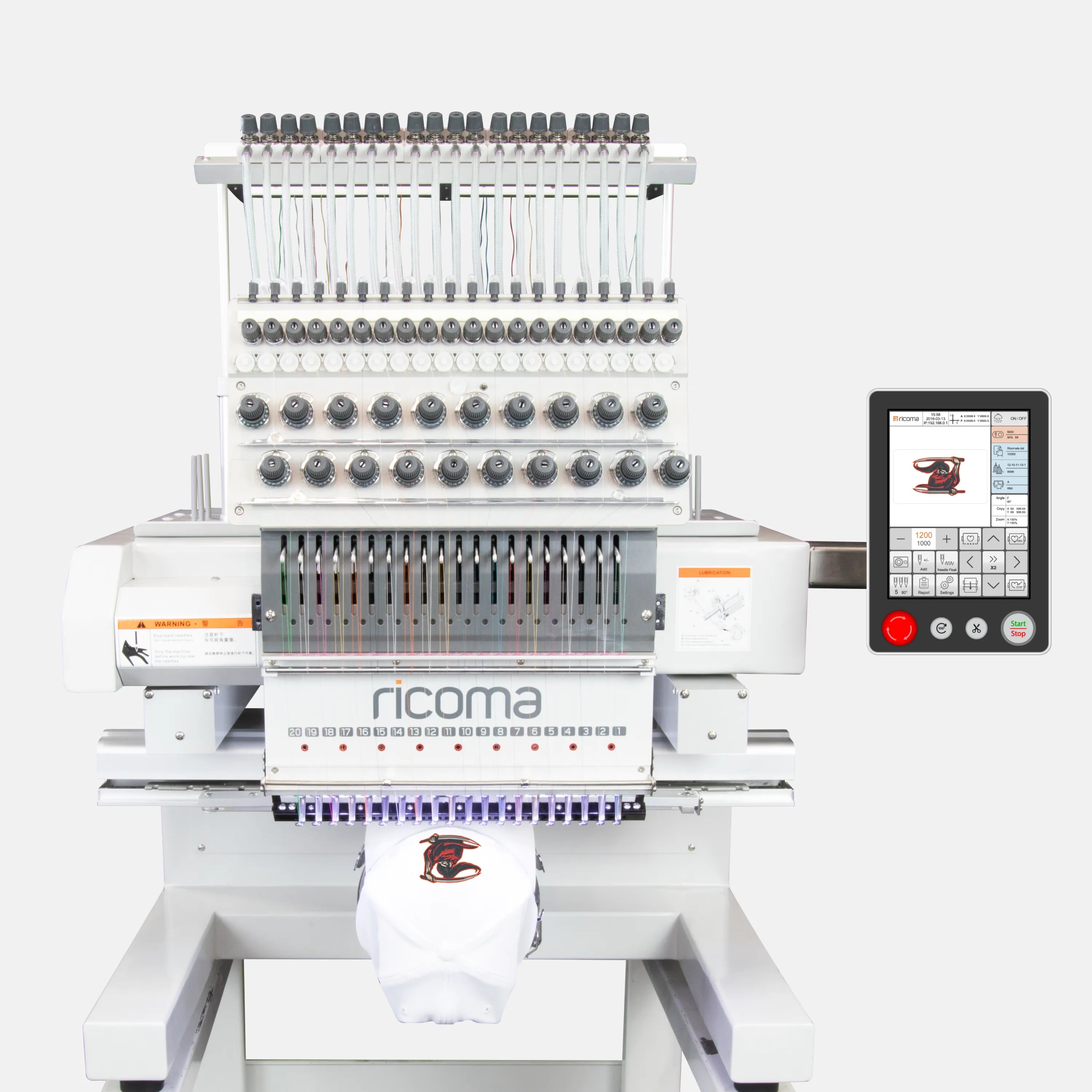 MT-2001-8S Commercial Embroidery Machine