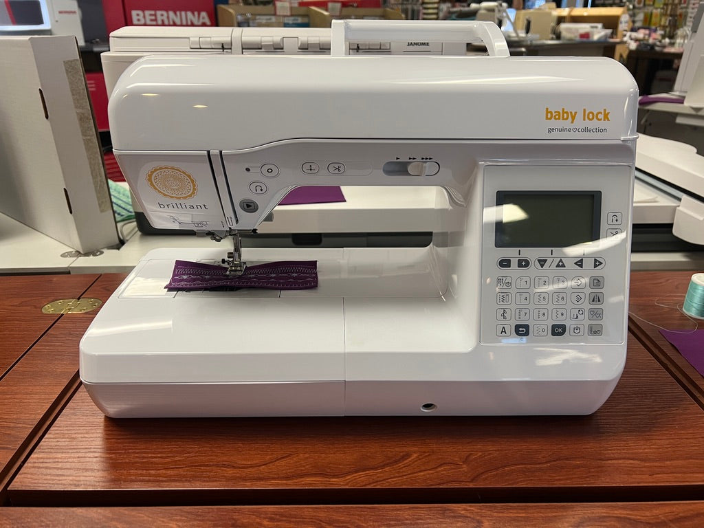 Baby Lock Brilliant - 2 Months Old Trade-up Machine