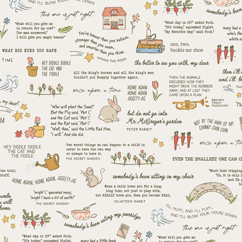Art Gallery Fabrics - Bedtime Stories, Tales Unfolded || SOLD BY THE HALF YARD