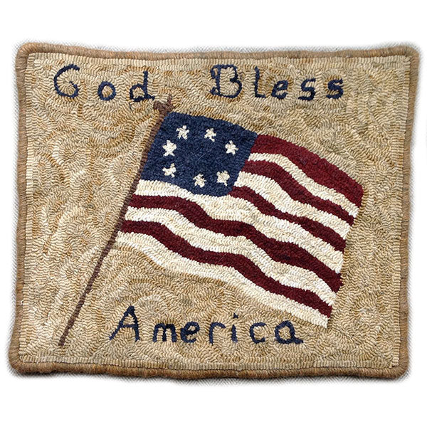 God Bless America Rug Hooking Kit