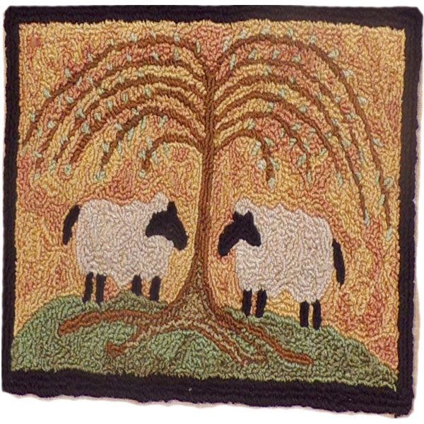 Punch Needle Kit  - Grazing Twin Sheep