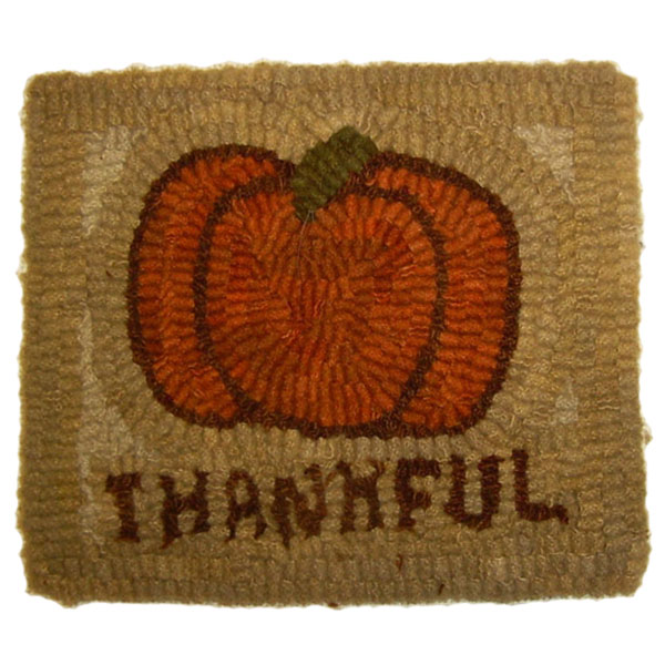 Beginner Rug Hooking Kit - Thankful Pumpkin