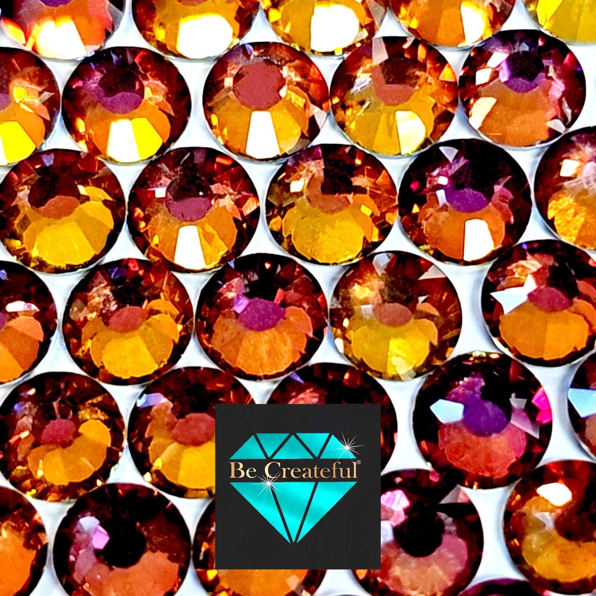 CHAMELEON Siam BULK LUXE HOTFIX Rhinestones